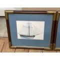 Beautiful Boat Frames for Office or Home - Absolutely Stiunning set of 4