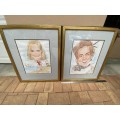 2 large lovely frames to be kept as is or used for other pics