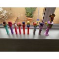 Various Pez holders collectable