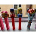 Various Pez holders collectable