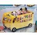 Brand new school bus to store toys - box slightly damaged