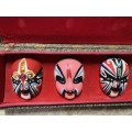 Vintage Chinese dolls masks - collectable