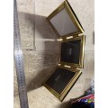 Solid Brass Photo Frame - 3 photos