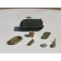 Vintage Military Tank and other pieces - HO / OO - rare