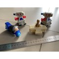 Vintage collectable robots and action toys