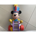 Vintage Mickey Mouse push along - rare and nice