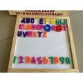 Alphabet and writing double sided board - cheap