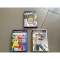 PS2 Games x 3 - High School Musical, Sing IT and Sing Star - Cheap