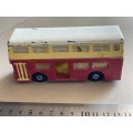 Solid vintage bus toy - matchbox - mad ein England