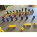 Lovely wooden shape blocks to build