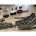 Hornby City Industrial Train set with Loco, tracks and power source etc. - nice
