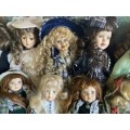 Lovely collection of porcelain dolls x 33 - must have collection