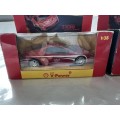 Set of 3 x Ferrari model cars - collectable
