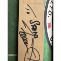 Original autographed cricket bat - cheap