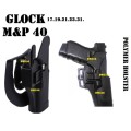 TWO WAY  BELT /CLIPON Anti Grab POLYMER HOLSTER FOR GLOCK17.19.23.31 R895.00