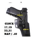 TWO WAY  BELT /CLIPON Anti Grab POLYMER HOLSTER FOR m&p .40 and GLOCK17.19.23.31 R895.00