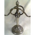 1930's "IANTHE" Silver Plated 2 arm Candlestick English made measuring: 230mm Tall x 265mm Wide.