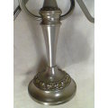 1950's "IANTHE" Silver Plated 3 arm Candlestick English made measuring: 255mm Tall x 265mm Wide.