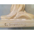 A collectible Signed C. Gounaris "The Chinese Wizard"Tall Statue In Excellent second hand condition.