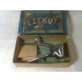 From my Granddad's time A Genuine Boxed "EZEKUT" Hair Clipper set with Directions. In working Order.