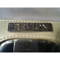 A Large Vintage Ladies "Revlon" Vanity case with satin lined & Zips.In good second hand condition.