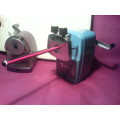 WOW 2 Vintage Old School Desk Top Pencil Sharpener's."Steadtler & Shalmaw in used s/hand condition.