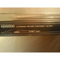 A Blast from the past. A Vintage "Kenwood"  Belt Drive K D 37R record player. In working condition.