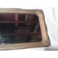 For Display. A Old Victorian Gold Gilt Vintage Frame With Mirror. Size:645mm T x 445mm Wide.