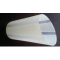 WoW A Vintage Art Deco Wall Scone Adjustable stem off white fluted striped Glass Shade an ideal Gift