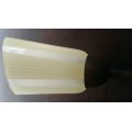 WoW A Vintage Art Deco Wall Scone Adjustable stem off white fluted striped Glass Shade an ideal Gift