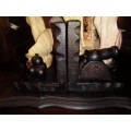 A Man Cave special.Cannon on the one side and the 4 powder Ball`s on the other Bookends.