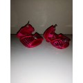 Bid per 1 set there two available Stylish Build a Bear Red high heel Shoes for your Bear collection.