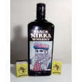 Black NIKKA Whiskey 720ml empty decanter.