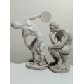 Impressive, Marble lite Resin Items. The philosophy Thinker and The Greek Discus Thrower figurines.