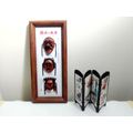 Traditional Korean 3 Mask plaque 3 Dimensional plus a miniature Panel screen.