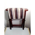 Folding chair canvas seat