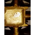 A Impressive Brass Canon Made by `LEONARD` Size: 30cm long x 8cm wide.