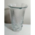 A Vintage lead glass vase stamped made in Italy in lovely condition. No chips or cracks