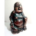 Antique Bronze laughing Buddha cast in old wax method. Beautiful expression and quality of carving