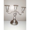 A Heavy very old Three arm Candelabra. Made by EM-ESS in good condition for it`s age.