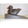 A Collectible Cast Iron Duck door stopper.