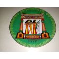Musical Maidens `Egypt` China Porcelain in clean condition decretive plate.