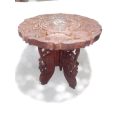 Wow a Rare Sheesham wood Indian fold up side table with flower motif.