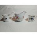 Three Old Vintage Milk Jug. Large one is `Queen Anne` 2 smaller one is `Shelly`