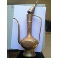 Vintage brass kettle (33cm in Height)
