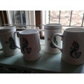 4 x SA Corps of signals Mugs (1997 to 1999) - 75 years commemorative mug included