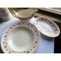 3 Piece Old English Johnson Bros England - Big Plate and Sauce set