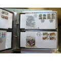 FDC Album with 20 Double sleeve covers - More than 70 South West Africa FDC`s included