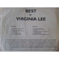 The best of Virginia Lee LP record