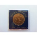 British Exhibition coin new York June 1960 from Royal mint